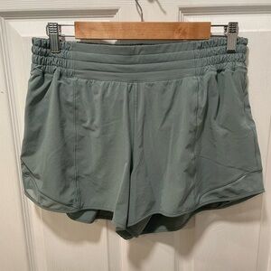 lululemon athletica Hotty Hot Hot 4” HR Athletic Shorts, dark teal